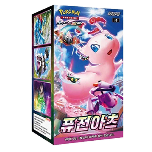 For Pokemon SV9 Fusion Arts Expansion Pack 30-Packs 150-Sheets Box Wholesale TCG Collectible Cards Made in Korea