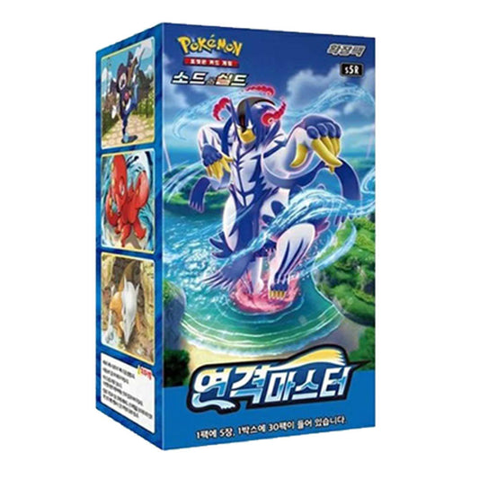 For Pokemon SV9 Rapid Strike Master Expansion Pack 30-Packs 150-Sheets Box Wholesale TCG Collectible Cards Made in Korea