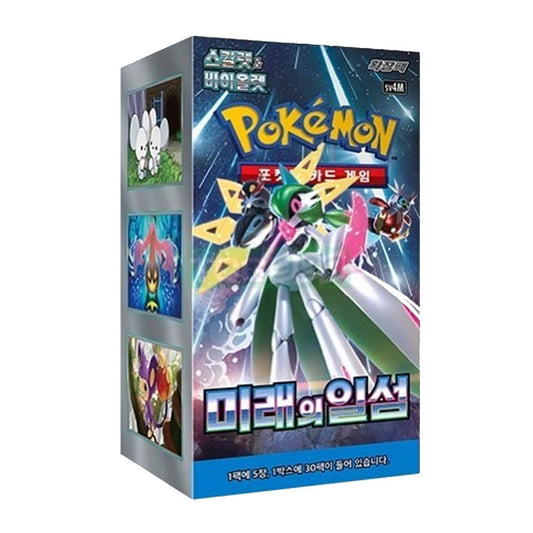For Pokemon Collectible Card Set Scarlet & Violet Expansion Pack Future Flash 1 Box with 30 Packs 150 Sheets for Children Toys