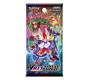 For Pokemon SV9 VMAX Rising Expansion Pack 30-Packs 150-Sheets Box Wholesale TCG Collectible Cards Made in Korea