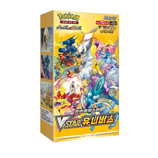 For Pokemon SV9 VSTAR Universe Expansion Pack 30-Packs 150-Sheets Box Wholesale TCG Collectible Cards Made in Korea